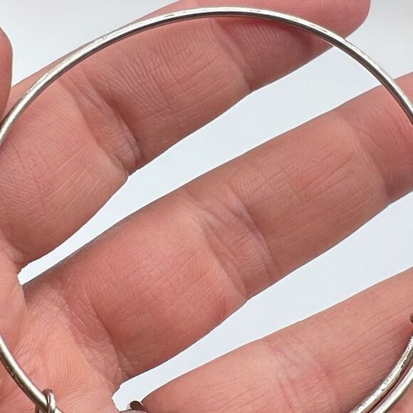 Alex And‎ Ani 2019 Women's Cosmic Star It Brush Charm Expandable Bangle Bracelet - Picture 4 of 7